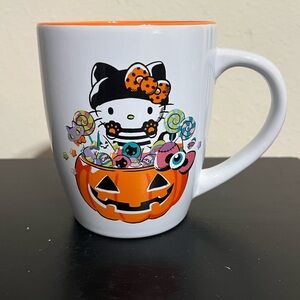 Sanrio Hello Kitty Halloween Mug Cat Costume Pumpkin Candy 25oz Mug NEW